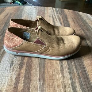 Merrell Duskair Moc Shoes Women's 6 36 Brown Sugar Leather Slip On Flat Loafers